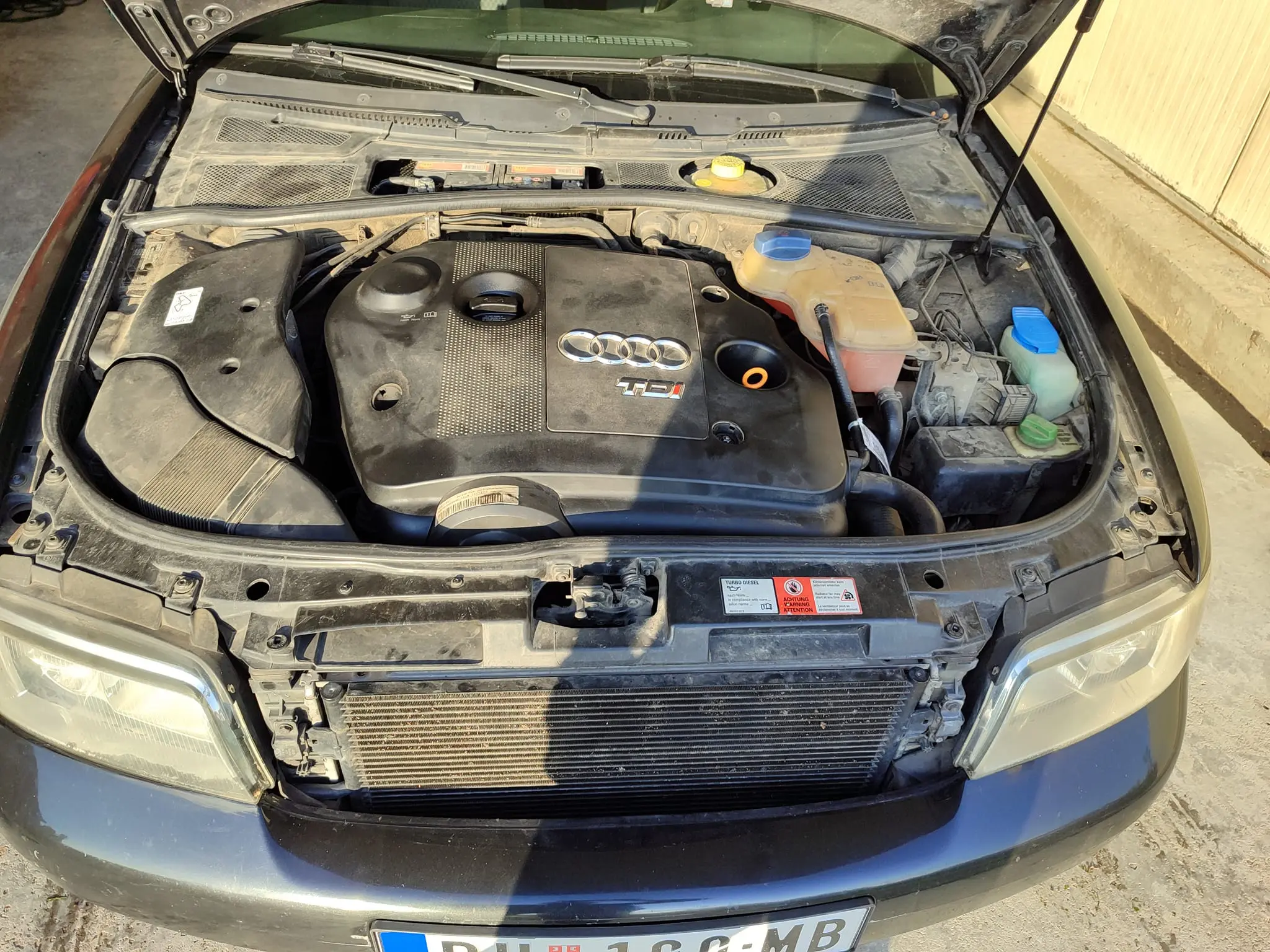 Pranje motornog prostora - Pre